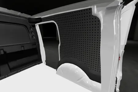 Panneau perforé arrière droit Ford Connect